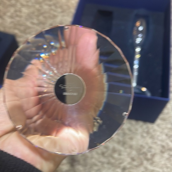 Swarovski crystalline toasting flutes never used in original box - Picture 4 of 7
